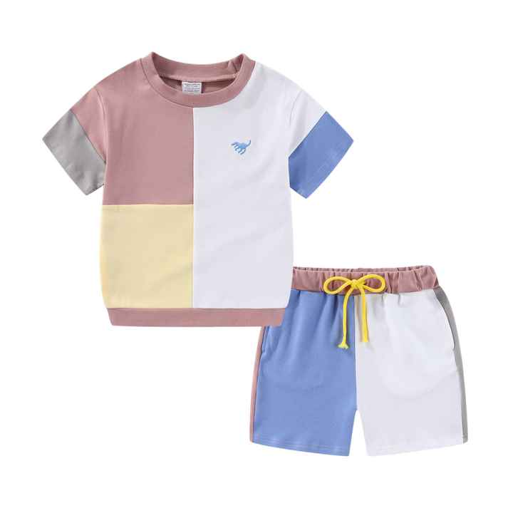 تي شيرت قطني شورت غير رسمي   T-shirt Shorts Casual Printed
