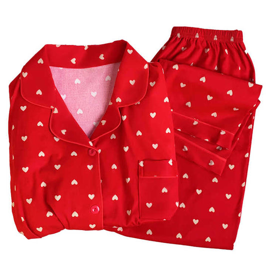 Women's long-sleeved pajamas 