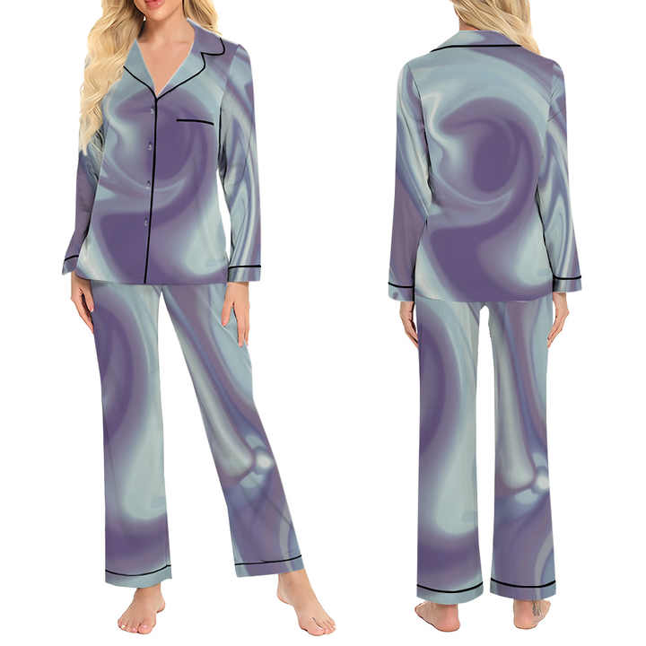 Women's Silk Satin Pajama Set
