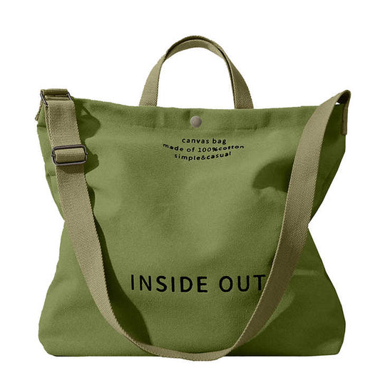Women's shoulder bag made of high-quality cotton fabric