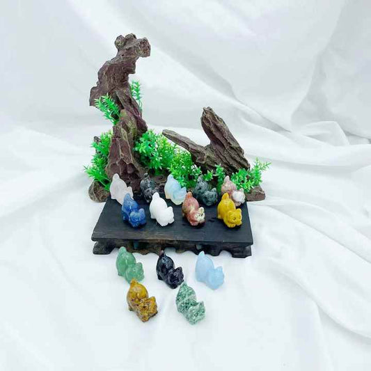 Small inch cute gemstones. Animal accessories. 