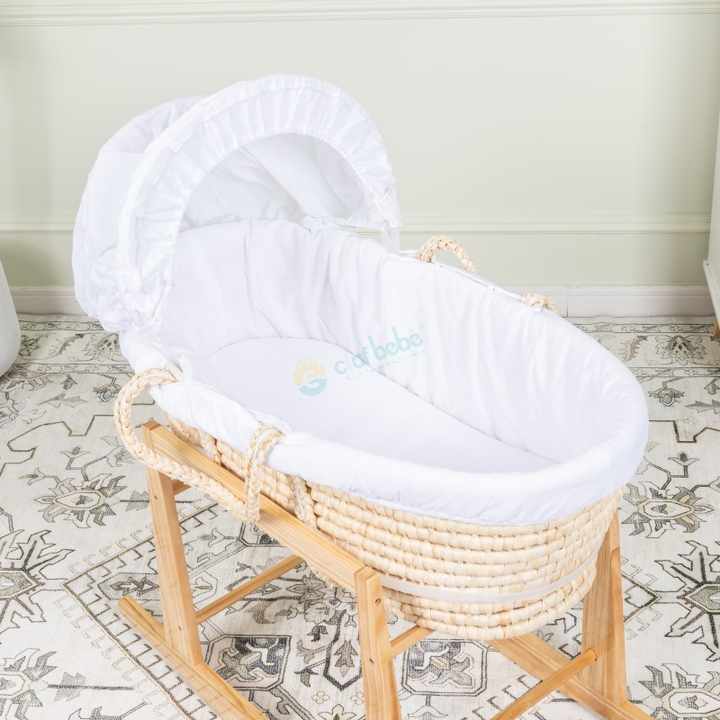 New Wooden Baby Cradle Design Corn-Basket Holder 