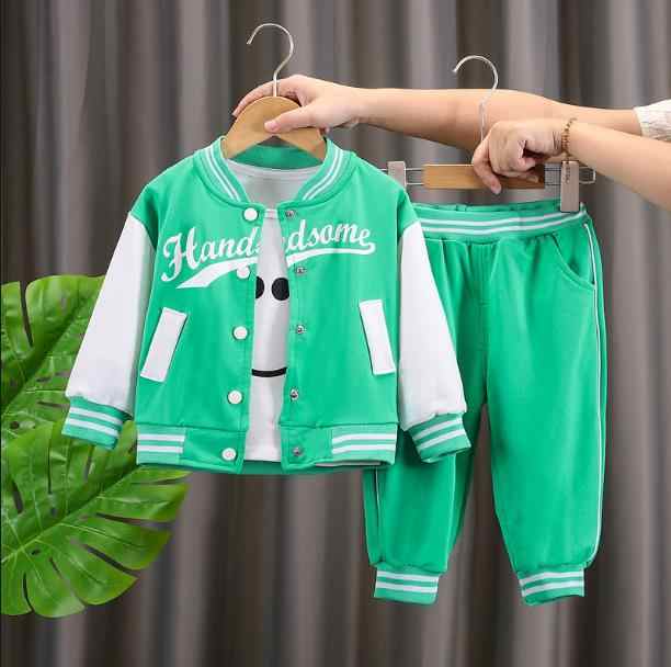 Boys' pants, two-piece casual boys' autumn clothes 
