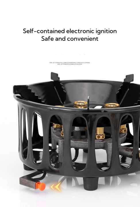 Portable Windproof Camping Stove, Gas Stove for 