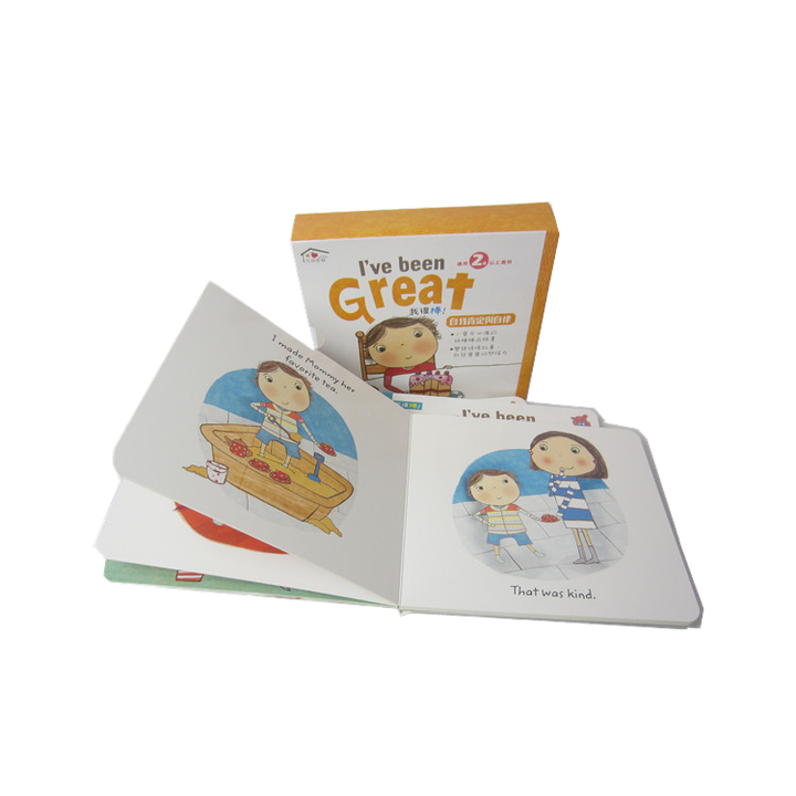 مصنع طباعة وتصنيع كتب ورق مقوى للأطفال