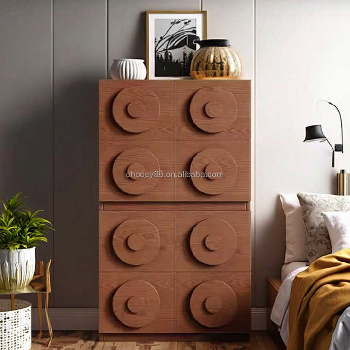 Traditional solid wood multi-functional sideboard, 
