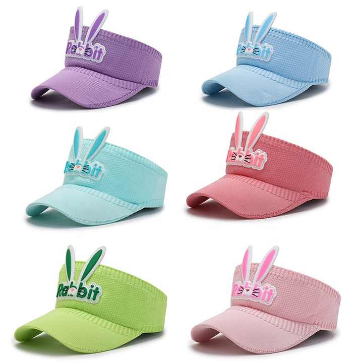Cute blank baby hats for UV protection 