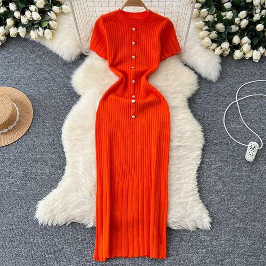 Elegant sleeveless summer dress