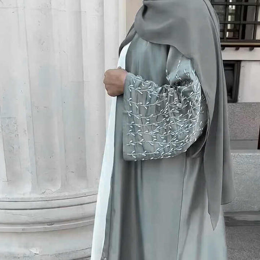 Hand-colored abaya 