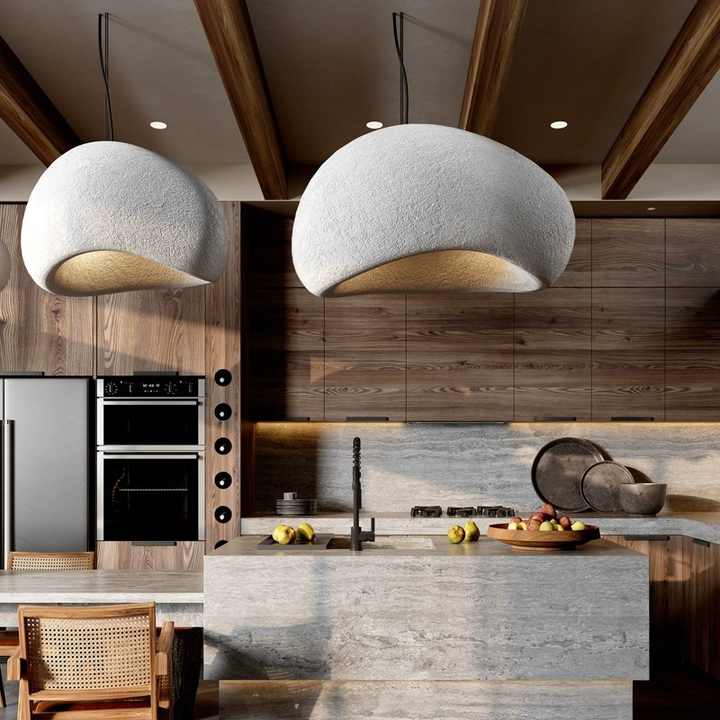 ثريات راتنجية نصف دائرية من الراتينج بتصميم . Luxury Designer Pendant Lights Semicircular