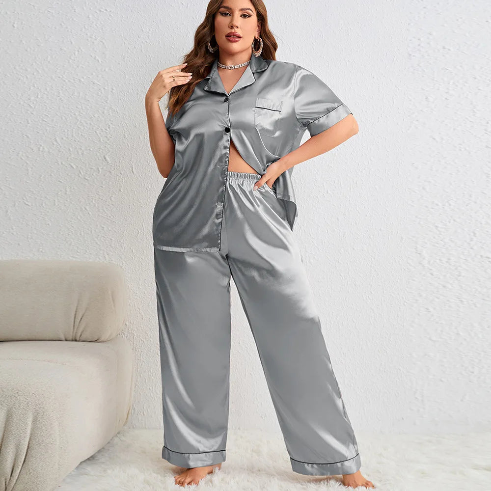 Women's long-sleeved pajamas 