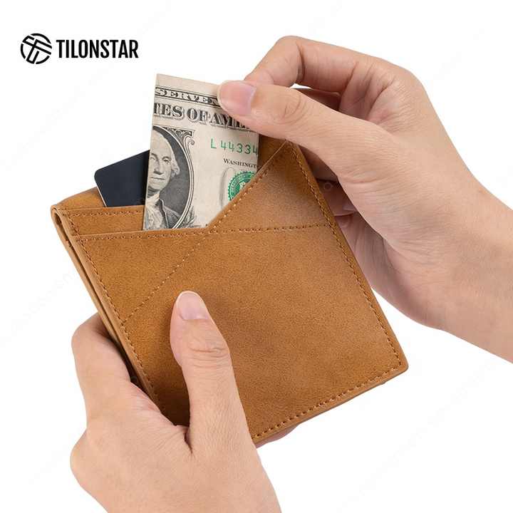 High Quality Slim Leather Wallet Factory. 