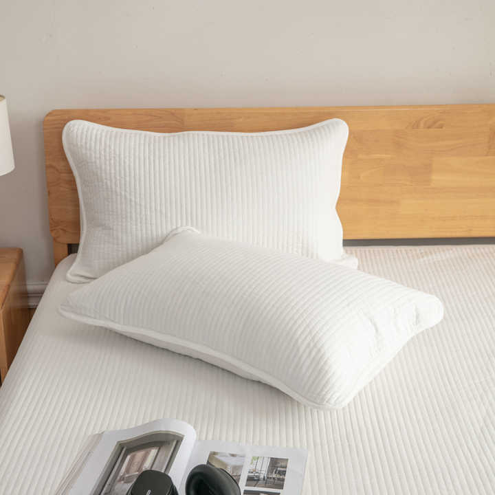 Thick Set 3 Grey White Antibacterial Bed Sheet 2 