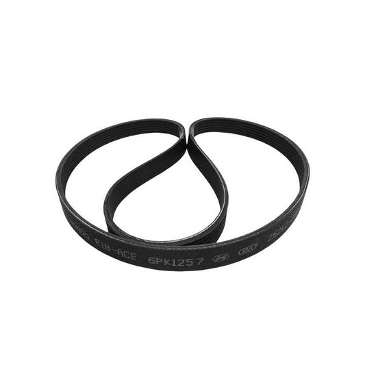 Ribbed belt cooling system 