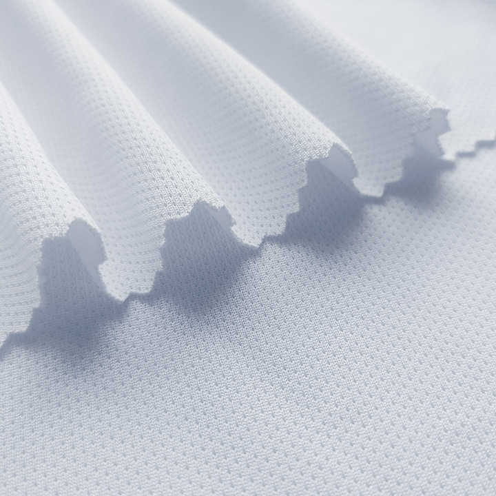 Bird Eye Mesh 100 Polyester Knit Sports Jersey Fabric 