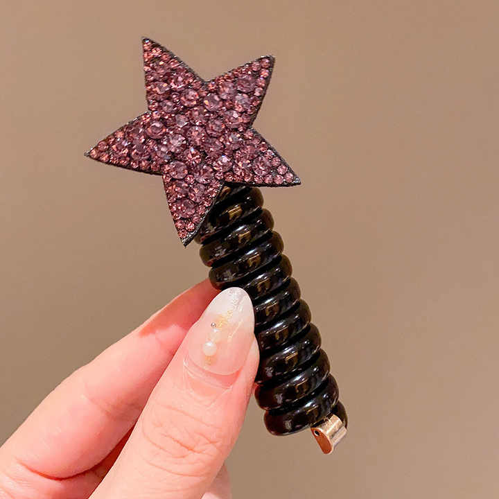 High Elasticity Girls Pentagram Hair Accessories 