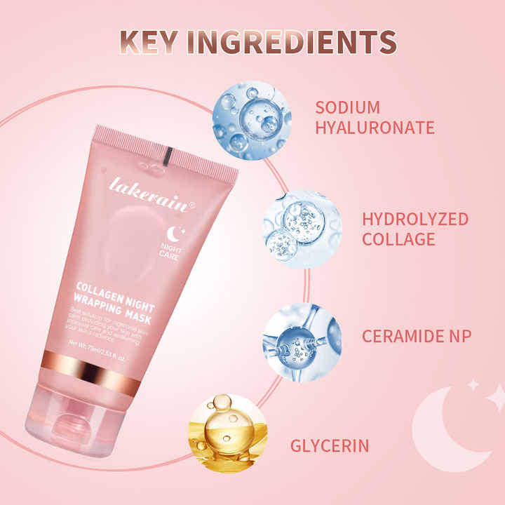 Hydrolyzed Collagen Shiny - Collagen Encapsulated Overnight Mask 