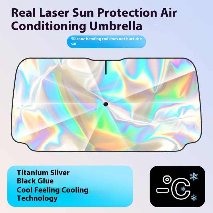 BMW and Tesla Auto Accessories Summer Foldable Laser 