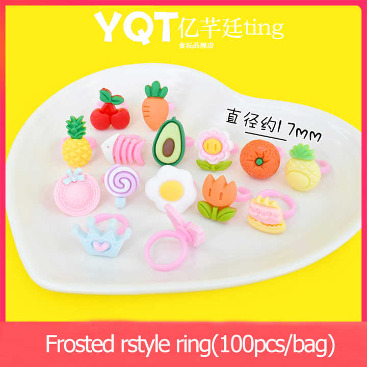 Children Cute Cartoon Rubber Band Floral-Accessory Set 