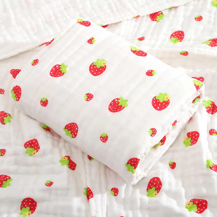 Quilt Warp Knitted Cotton - Quick Dry Baby Blanket