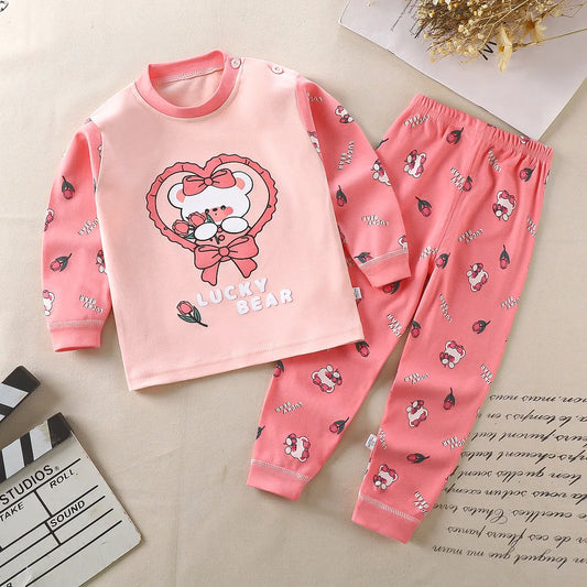 بيجامات أطفال بأكمام طويلة-Long-sleeved children's pajamas