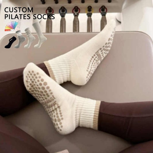 Sport Custom Women's Yoga Grip Pilates Socks High Quality Non-Slip Women's Sports Socks