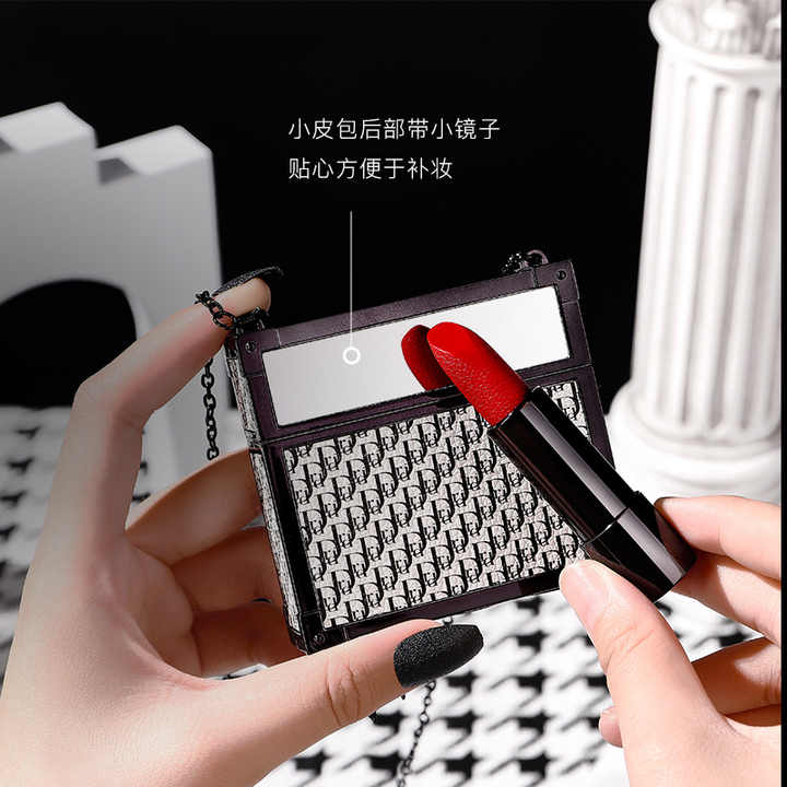 Black Lipstick Set 3 Colors Link/Cute Lipstick Bag Set Lip Colors Lipstick Matte Lipstick Lipstick 