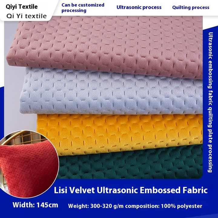 Dutch Velvet Ultrasonic Embossed Cross 