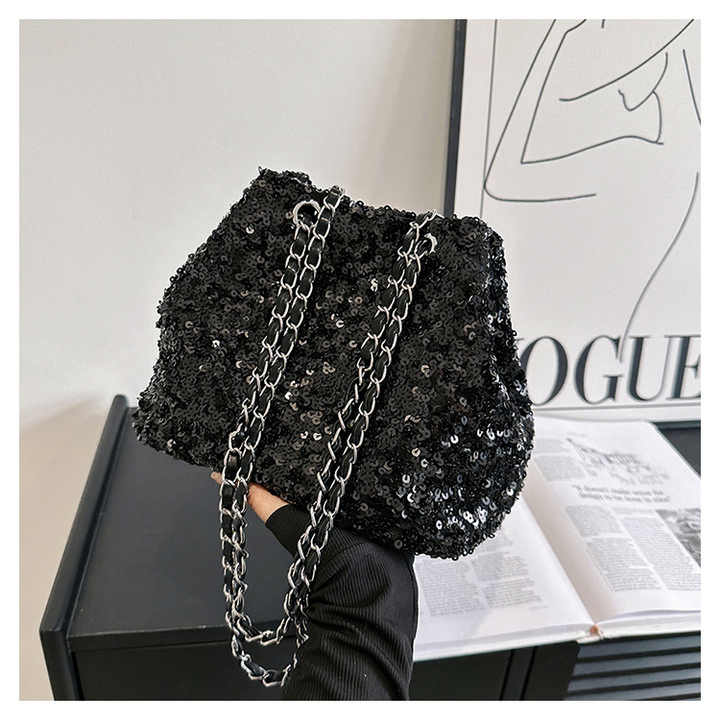Elegant sequin women's handbag