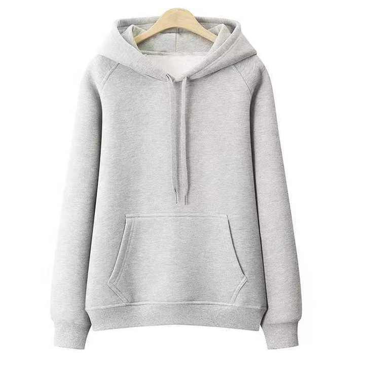 US High Quality Spring Women's Long Sleeve White Hoodie 
