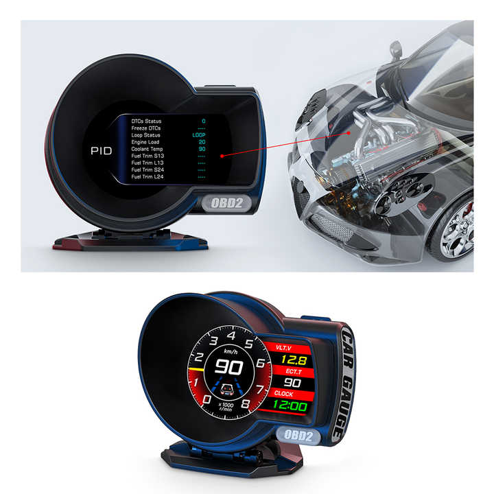 Multifunctional Car Gauge F8 Auto Head 