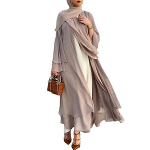 Turkish colored abaya