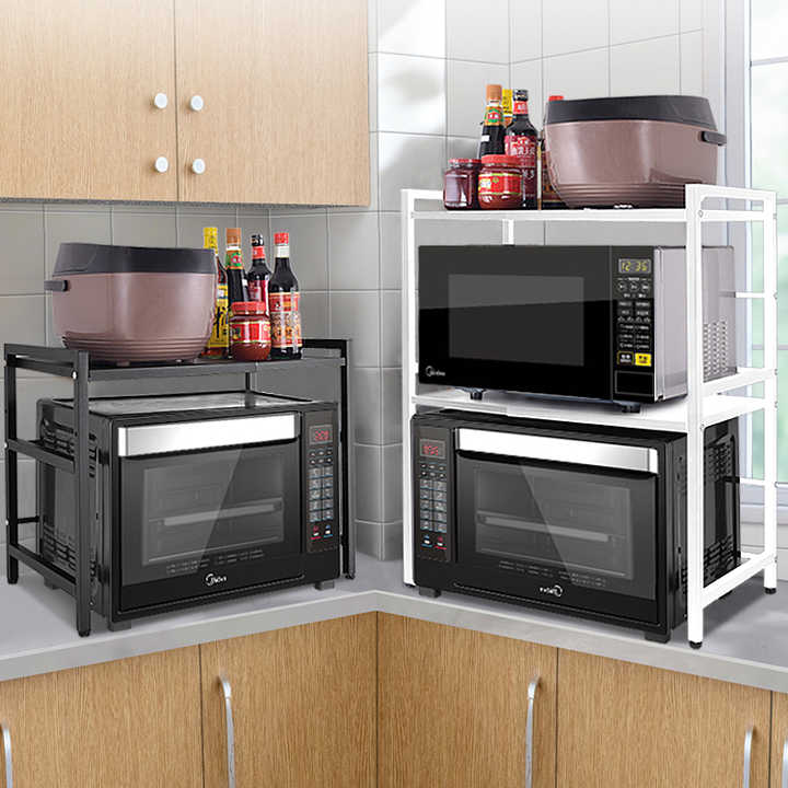 Retractable Kitchen - Microwave Oven Racks 