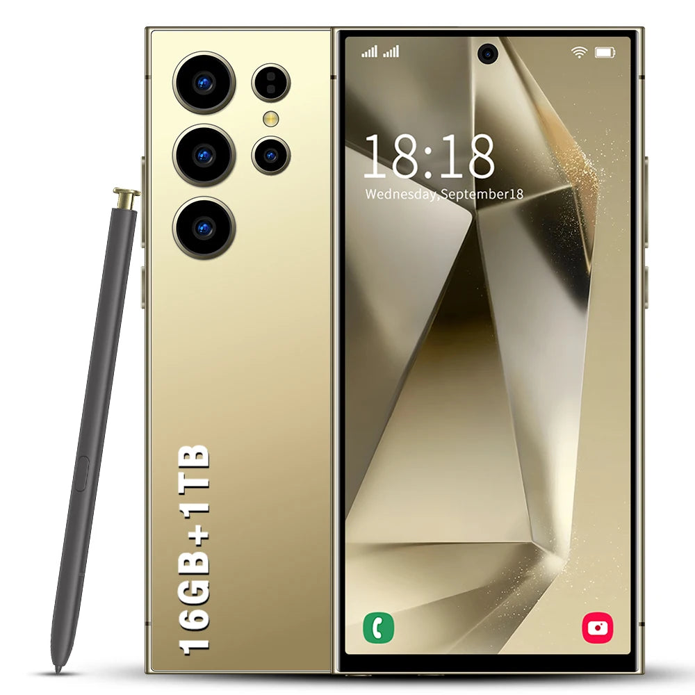 S25 Ultra 5G Smartphone - Phones 108MP Rear Camera CDMA LTE Cellular US Version 