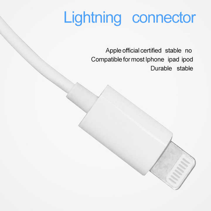 سماعة رأس سلكية كلاسيكية  . MFi Certified Classic Wired Headphones,