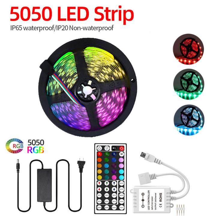 Flexible remote control strip