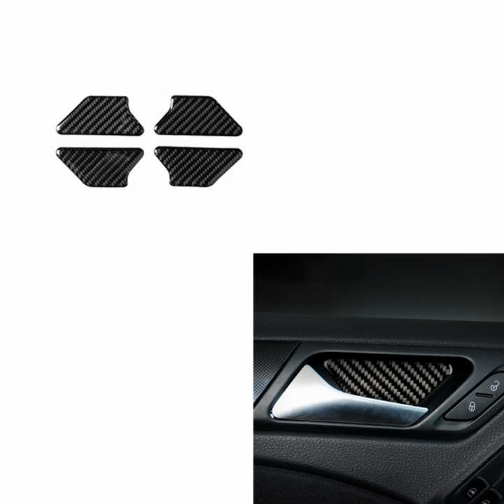 Carbon Fiber Car Interior Door Handle Sticker 
