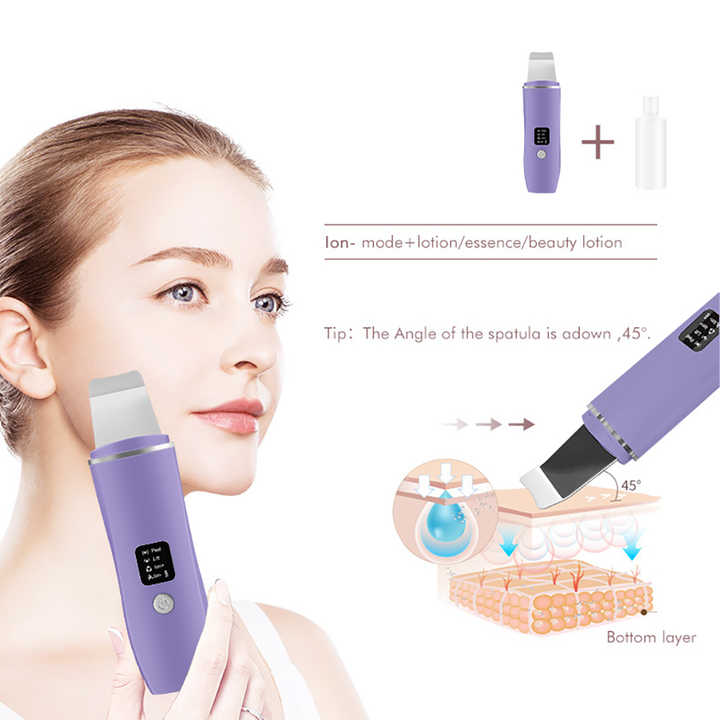 Ultrasonic skin peeling device 