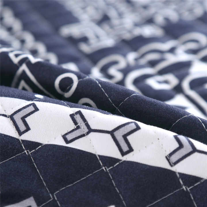 Modern Animal Pattern Quilted Bedspread Set - Shams 