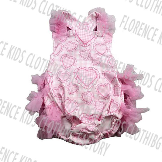 Toddler Girls' Casual Pink Tutu Jumpsuit