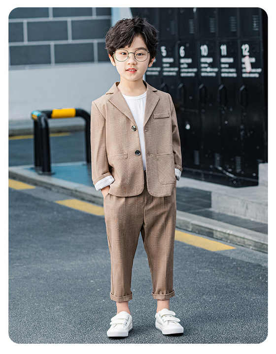 Children's suit boys and girls autumn and winter suit children's spring clothes. 