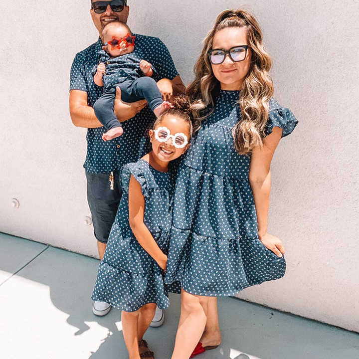 New matching outfits mommy and me daddy and me matching outfits family matching outfits 