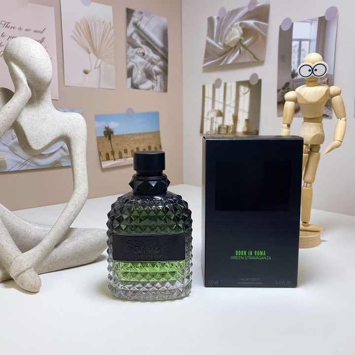 Luxury Original Brand Perfume Cologne Men 100ml Spray Valentinoes Intense Body Spray Long Lasting Coral Fantasy Green Stravaganz 