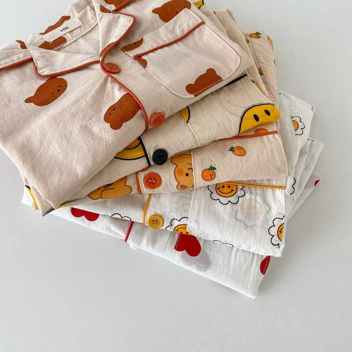 Long sleeve children's sleepwear 