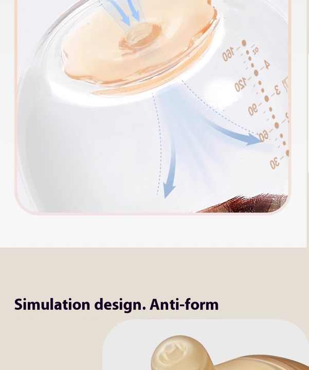 Anti-flatulence baby glass bottle nursing wide neck. 