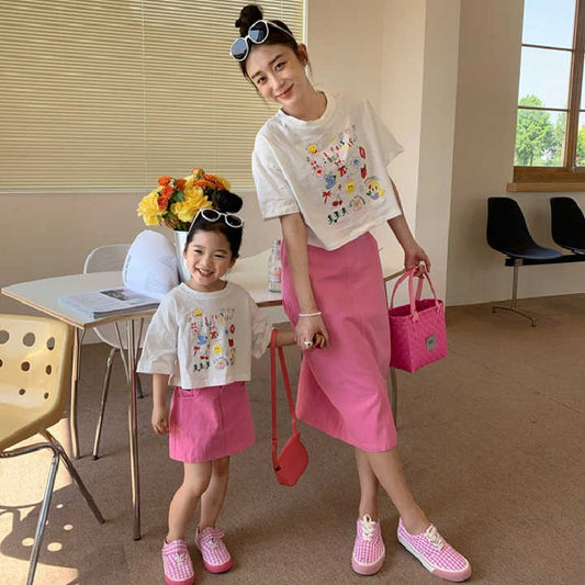 طقم الام مع البنت - Mother and daughter set