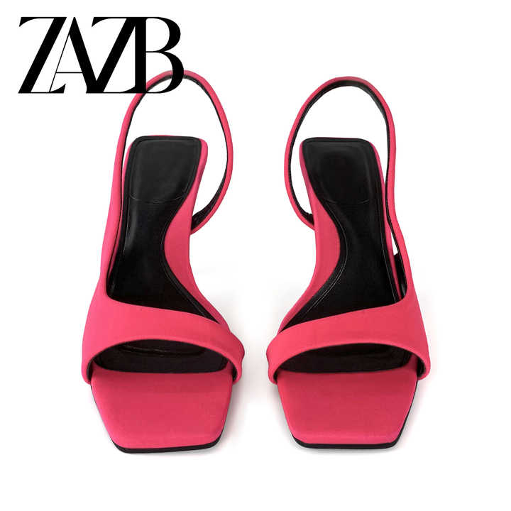 high-heeled leather shoes 