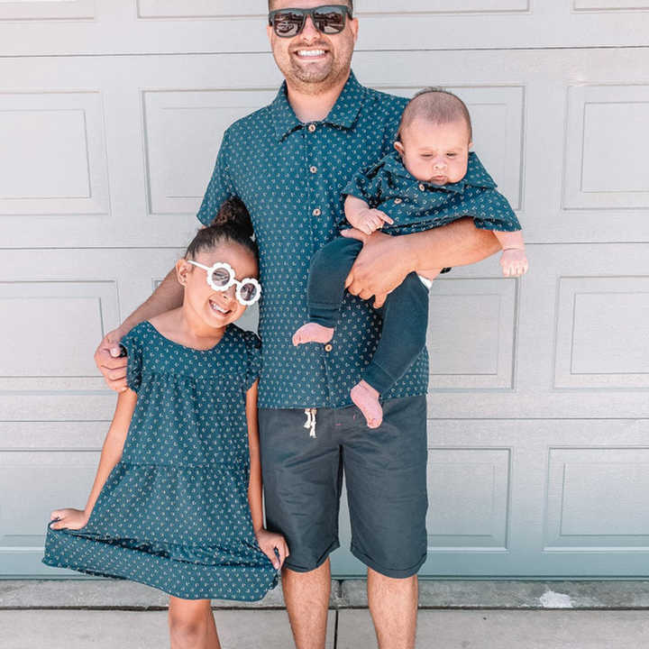 New matching outfits mommy and me daddy and me matching outfits family matching outfits 