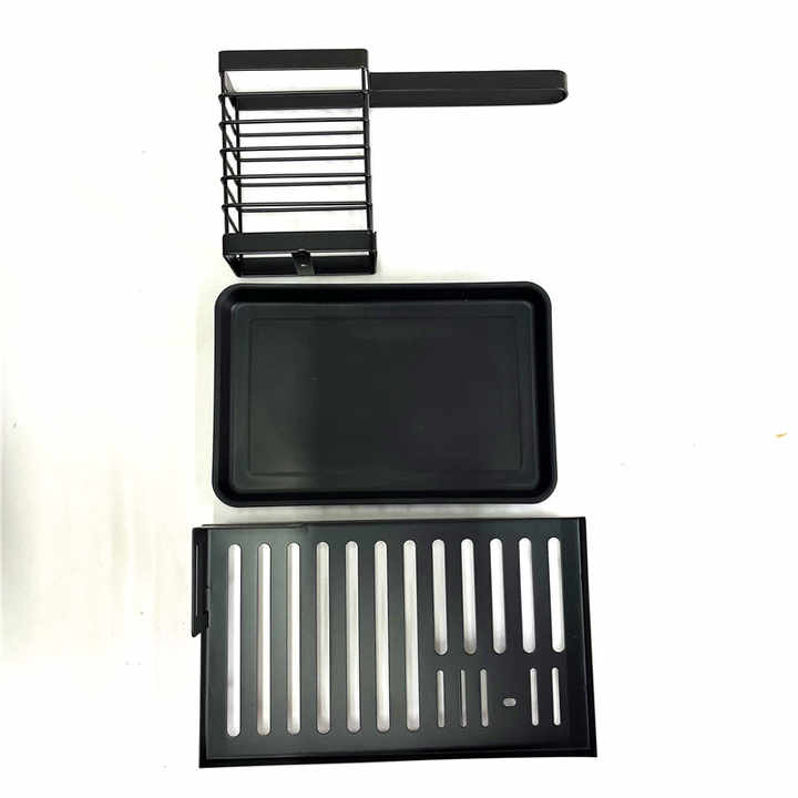 For kitchen sink and soap holder with tray 