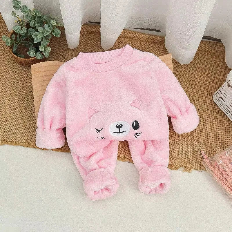 Winter Baby Boys Girls Pajamas 